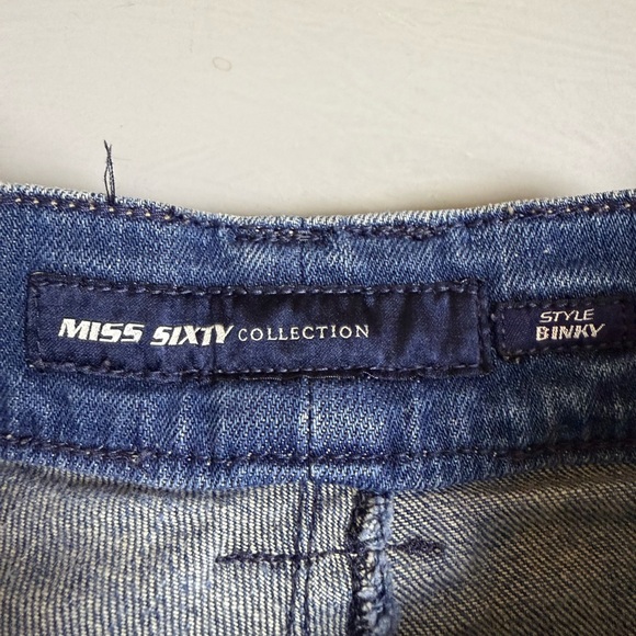 Miss Sixty -  Blue Binky Low Rise Jeans - Picture 8 of 8